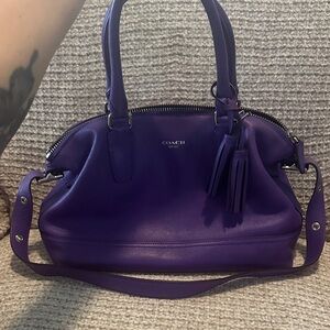 Coach Legacy Molly Satchel Purple